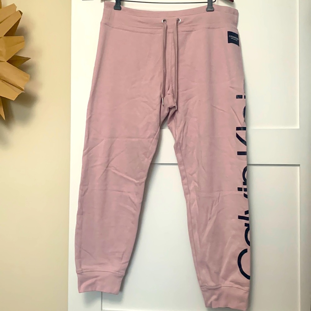 Blush Calvin Klein Performance joggers
